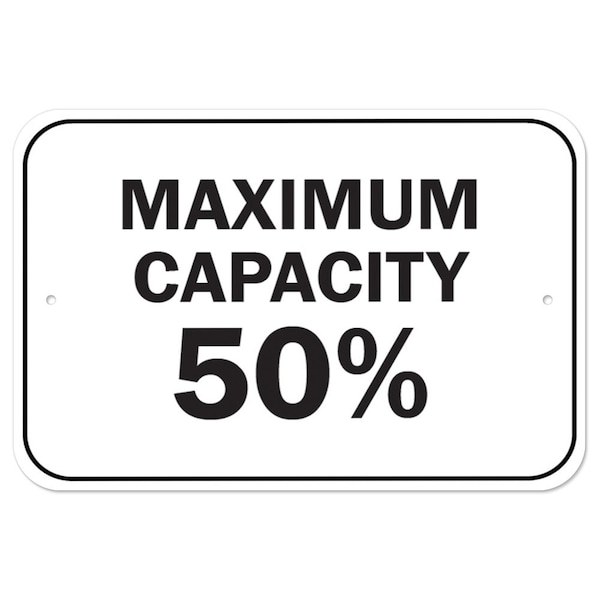 12 in Height, Aluminum, 12" x 18", A-1218-25458